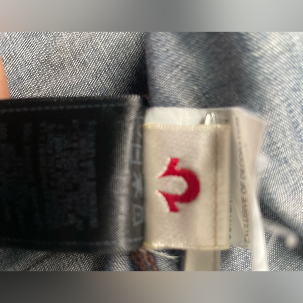 True Religion Long Sleeve Denim Blouse - Picture 10 of 11